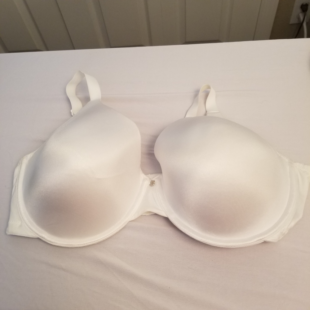 Breezies White Bra Size 44C Inside Cup Sling Underwire RN 17363